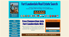 Desktop Screenshot of fortlauderdalebeachproperty.com