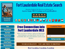 Tablet Screenshot of fortlauderdalebeachproperty.com